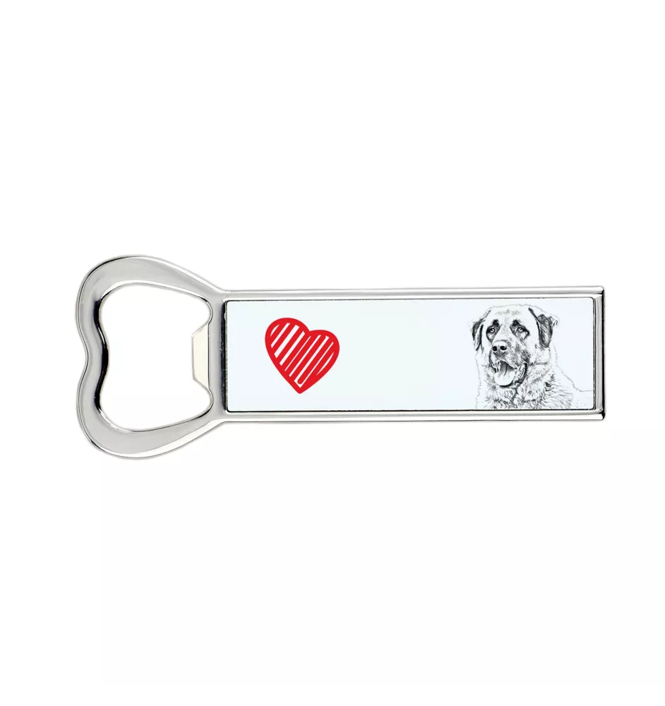Anatolian Shepherd Dog, Turkish Kangal Dog - bottle opener with a dog, personalized fridge opener, unique gift for a man by Art-Dog brand