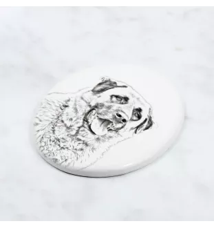 Anatolian płyta nagrobna ze zdjęciem psa Art-Dog