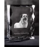 Anatolian Shepherd Dog, Turkish Kangal Dog - crystal with a picture of a dog, glass statuette with a picture, unique frame with a picture from Art-Dog brand