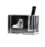Berger d'Anatolie, Chien de Berger Kangal - Porte-stylos, organiseur en cristal avec photo de chien, décoration de bureau unique par la marque Art-Dog