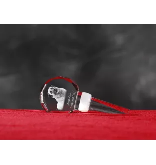 Anatolischer Hirtenhund - Kristallflaschenverschluss, einzigartiger Weinverschluss mit Foto, personalisiertes Geschenk für Sommelier der Marke Art-Dog