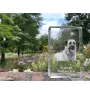 Anatolischer Hirtenhund - Kristall mit einem Hundebild, Bild im Glas, moderne Ausstellung des Art-Dog-Bildes.