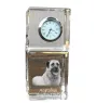 Anatolian Shepherd Dog, Turkish Kangal Dog - crystal clock with a photo, a photo of a dog in crystal, personalized desk clock by Art-Dog brand