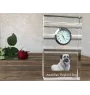 Anatolian Shepherd Dog, Turkish Kangal Dog - glass clock with a photo, photo of a dog in crystal, personalized standing office clock by Art-Dog brand