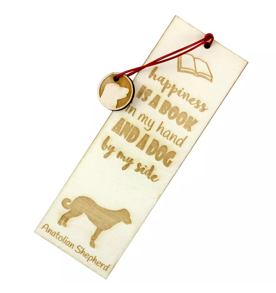 Anatolian Shepherd Dog, Turkish Kangal Dog - dog bookmark, personalized bookmark, dog gadget for Art-Dog brand readers