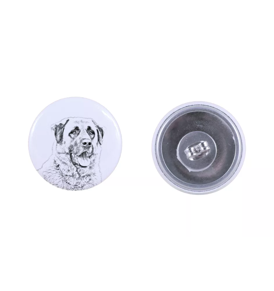 Berger d'Anatolie, Chien de Berger Kangal - boucles d'oreilles uniques avec un chien, votre animal de compagnie sur un porte-clés, marque propre Art-Dog