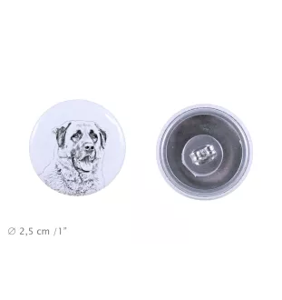 Anatolian Shepherd Dog, Turkish Kangal Dog - unique dog earrings, your pet on a keychain, Art-Dog's own brand