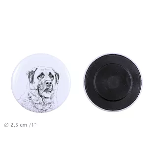 Anatolian Shepherd Dog, Turkish Kangal Dog - magnet with a dog's pupil, exceptionally light, strong magnet, handmade product by the Art-Dog brand