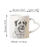 Anatolian Shepherd Dog, Turkish Kangal Dog - cup with a dog, adorable cup with a heart-shaped handle, universal gift from the Art-Dog brand