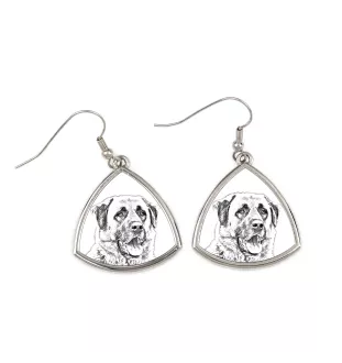 Berger d'Anatolie, Chien de Berger Kangal - boucles d'oreilles avec chien, boucles d'oreilles pendantes avec photo, bijoux personnalisés avec impression de la marque Art-Dog
