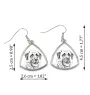 Anatolian Shepherd Dog, Turkish Kangal Dog - dog earrings, hanging earrings with a picture, personalized jewelry with Art-Dog brand print