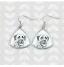 Anatolian Shepherd Dog, Turkish Kangal Dog - dog earrings, hanging earrings with a picture, personalized jewelry with Art-Dog brand print
