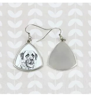 Anatolian Shepherd Dog, Turkish Kangal Dog - dog earrings, hanging earrings with a picture, personalized jewelry with Art-Dog brand print