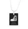 Anatolian Shepherd Dog, Turkish Kangal Dog - Crystal pendant with dog, silver necklace with photo, personalised pendant by Art-Dog brand