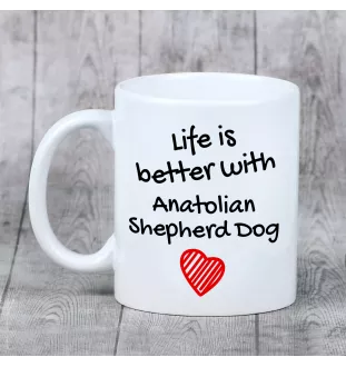 Anatolian Shepherd Dog, Turkish Kangal Dog - cup with a dog, cup with a photo, personalized gift from the Art-Dog brand