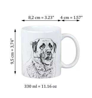 Anatolian Shepherd Dog, Turkish Kangal Dog - cup with a dog, cute cup with graphics, a gift with your photo from the Art-Dog brand