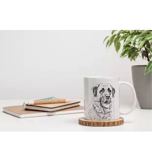 Anatolian Shepherd Dog, Turkish Kangal Dog - cup with a dog, cute cup with graphics, a gift with your photo from the Art-Dog brand
