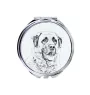 Anatolian Shepherd Dog, Turkish Kangal Dog - Pocket mirror with a dog, personalized mirror for a purse, compact mirror with Art-Dog brand print.