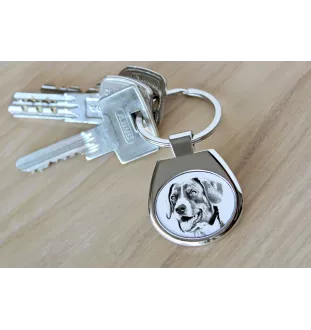 Bouvier Appenzellois, Bouvier de l'Appenzell - porte-clés avec chien, porte-clés imprimé, breloque personnalisée de la marque Art-Dog