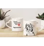 Appenzeller - Tasse mit Hund, entzückende Tasse mit herzförmigem Henkel, universelles Geschenk der Marke Art-Dog
