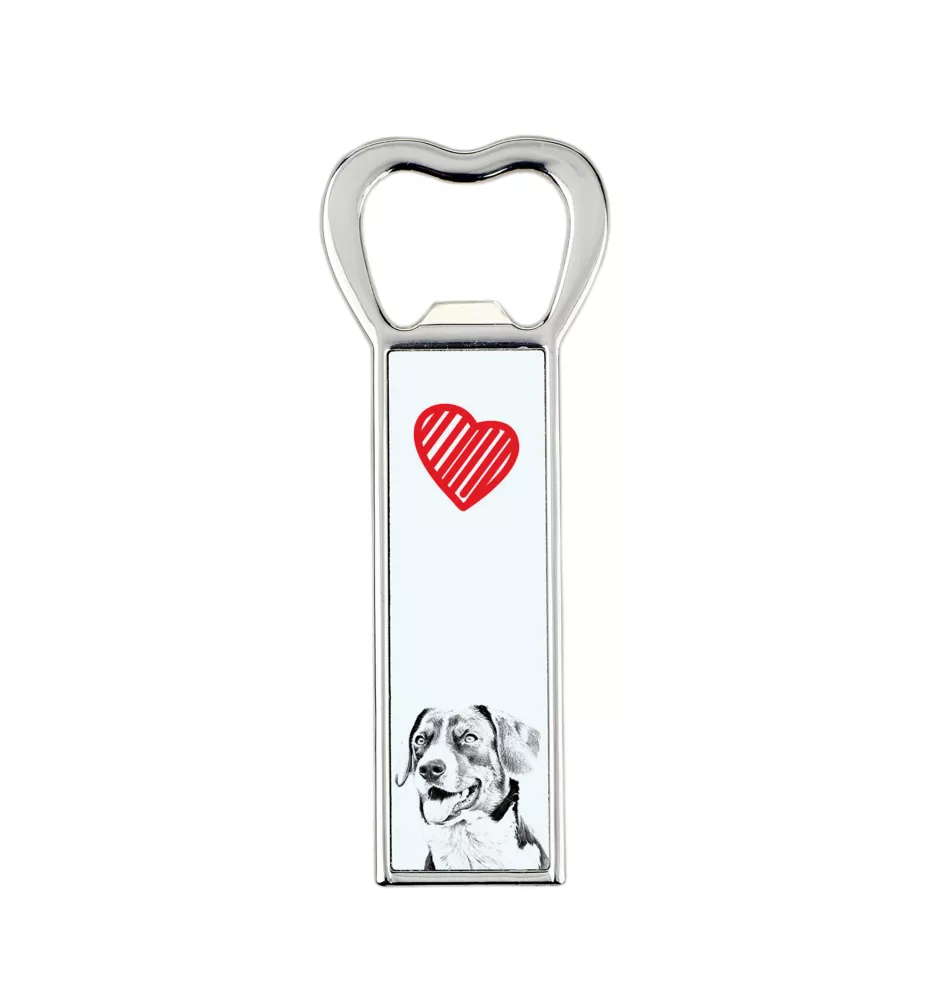 Appenzeller Sennenhund, Appenzellerhund - Flaschenöffner mit Hund, personalisierter Flaschenöffner für den Kühlschrank, ein einzigartiges Geschenk für Männer von der Marke Art-Dog