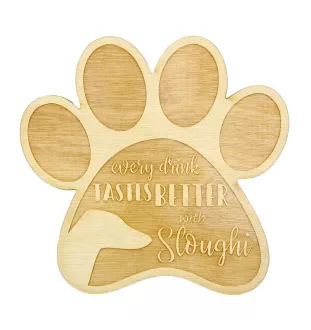 Sloughi, Lévrier arabe, Lévrier berbère - Sous-verre mug, sous-verre gravé avec chien, cadeau pour amoureux des chiens par la marque Art-Dog