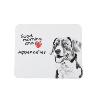 Appenzell Cattle Dog, Appenzeller Sennenhund - mouse pad with print, personalized dog-themed mouse pad, unique gadget for an office worker by Art-Dog brand