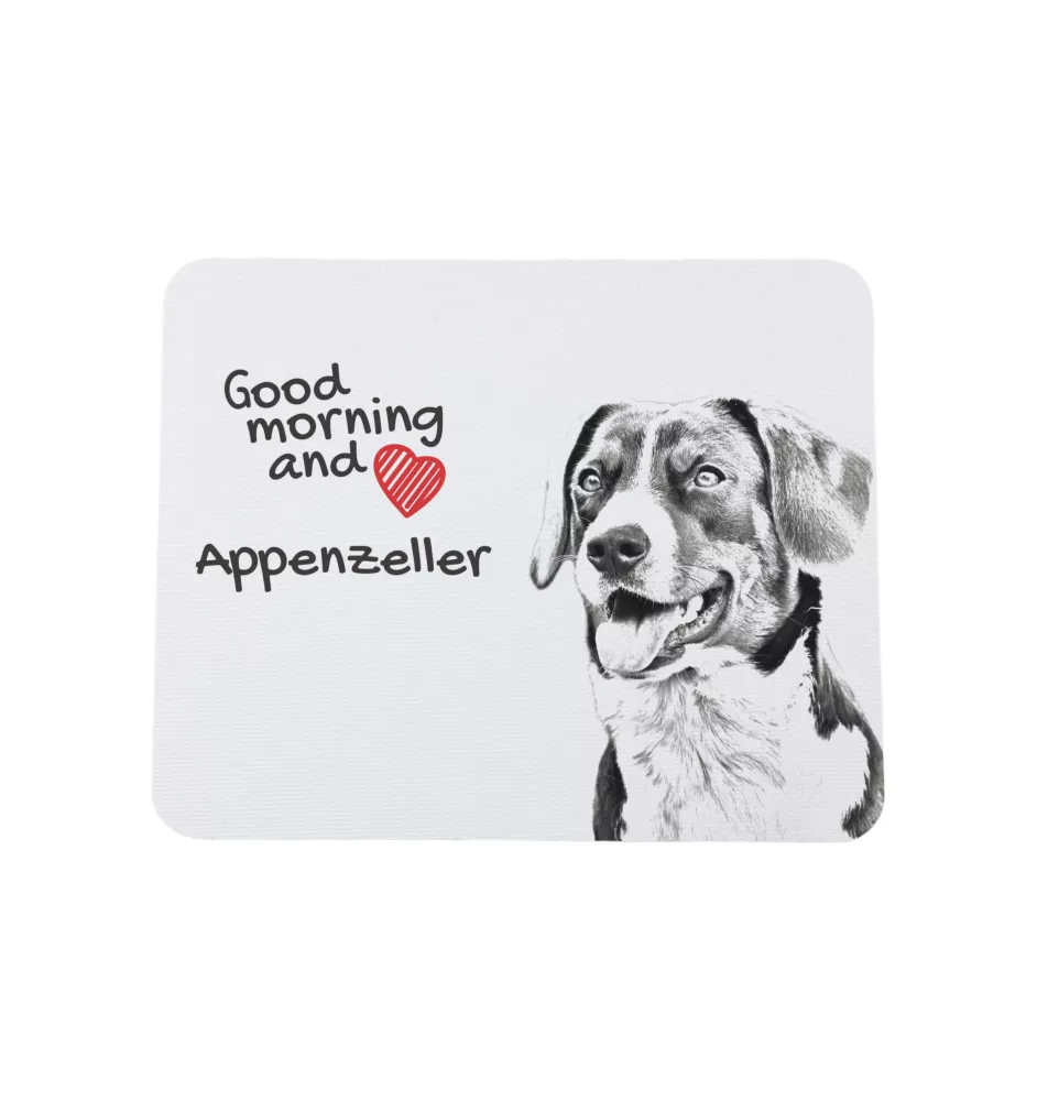 Appenzell Cattle Dog, Appenzeller Sennenhund - mouse pad with print, personalized dog-themed mouse pad, unique gadget for an office worker by Art-Dog brand