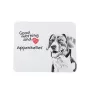Appenzeller Sennenhund, Appenzellerhund - Mauspad mit Druck, personalisiertes Mauspad mit Hund, einzigartiges Gadget für Büroangestellte von Art-Dog.
