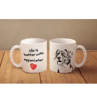 Appenzeller - Tasse mit Hund, Tasse mit Bild, personalisiertes Geschenk der Marke Art-Dog