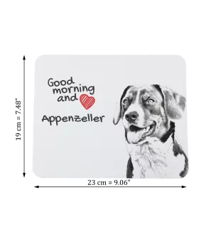 Bouvier Appenzellois, Bouvier de l'Appenzell - tapis de souris personnalisé avec impression, tapis de souris personnalisé avec chien, accessoire unique pour employé de bureau de la marque Art-Dog
