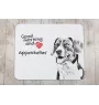 Appenzell Cattle Dog, Appenzeller Sennenhund - mouse pad with print, personalized dog-themed mouse pad, unique gadget for an office worker by Art-Dog brand