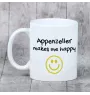 Appenzeller - cup with a dog, cheerful cup for a dog lover, personalized gift from the Art-Dog brand
