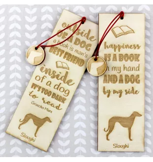 Sloughi, Lévrier arabe, Lévrier berbère - marque-page pour livre avec chien, marque-page personnalisé, accessoire canin pour les lecteurs de la marque Art-Dog