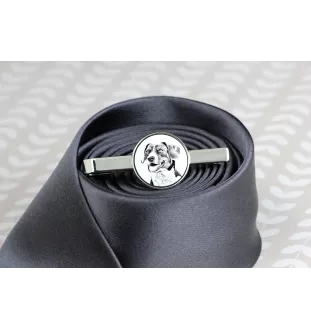 Appenzell Cattle Dog, Appenzeller Sennenhund - tie clip with a dog, personalized tie clip, a unique gift for a man from the Art-Dog brand