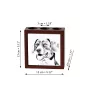 Appenzell Cattle Dog, Appenzeller Sennenhund - pen holder with a dog, desk organizer with a print, personalized desk decoration from the Art-Dog brand.