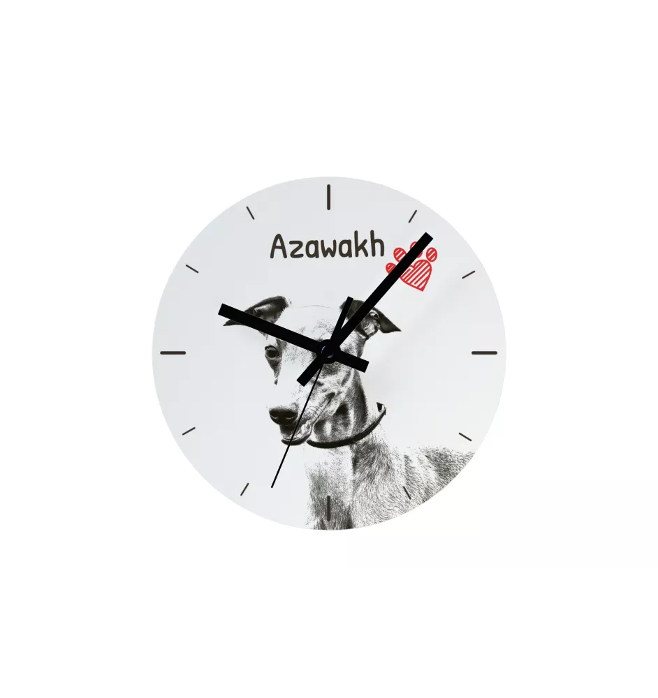 Appenzeller Sennenhund, Appenzellerhund - Wanduhr mit Hund, Regal Uhr mit Druck, personalisierte Hausdekoration von Art-Dog.