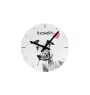 Appenzeller Sennenhund, Appenzellerhund - Wanduhr mit Hund, Regal Uhr mit Druck, personalisierte Hausdekoration von Art-Dog.