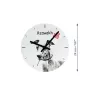 Appenzeller Sennenhund, Appenzellerhund - Wanduhr mit Hund, Regal Uhr mit Druck, personalisierte Hausdekoration von Art-Dog.