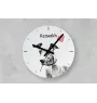 Appenzeller Sennenhund, Appenzellerhund - Wanduhr mit Hund, Regal Uhr mit Druck, personalisierte Hausdekoration von Art-Dog.