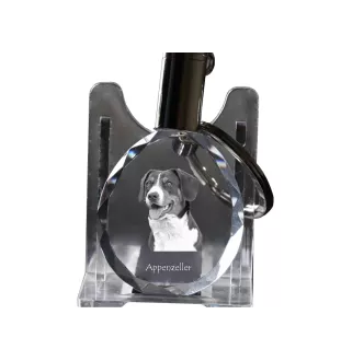 Appenzell Cattle Dog, Appenzeller Sennenhund - pendant with a photo of a dog, crystal key ring in a gift box, a unique gift by Art-Dog