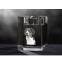 Appenzell Cattle Dog, Appenzeller Sennenhund - Candle holder with dog photo, crystal tealight holder, personalised gift by Art-Dog brand