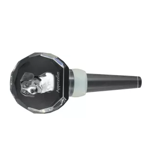 Bouvier Appenzellois, Bouvier de l'Appenzell - Bouchon de bouteille en cristal, bouchon de vin unique avec photo, cadeau personnalisé pour sommelier par la marque Art-Dog