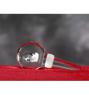 Bouvier Appenzellois, Bouvier de l'Appenzell - Bouchon de bouteille en cristal, bouchon de vin unique avec photo, cadeau personnalisé pour sommelier par la marque Art-Dog