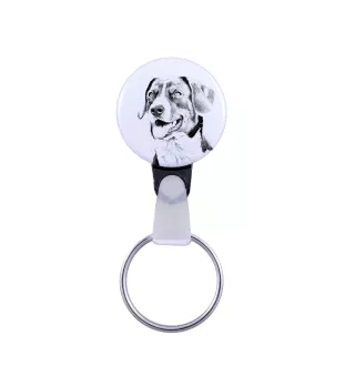 Bouvier Appenzellois, Bouvier de l'Appenzell - porte-clés avec l'image d'un chien, pendentif avec la propre graphique de la marque Art-Dog