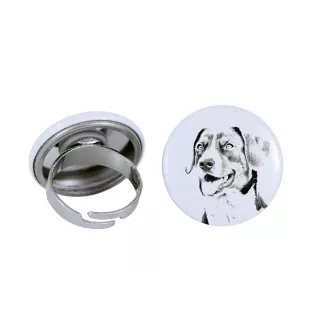 Bouvier Appenzellois, Bouvier de l'Appenzell - bijoux pour femmes avec l'image d'un chien, produit fait à la main, possibilité d'ajouter sa propre photo, marque Art-Dog