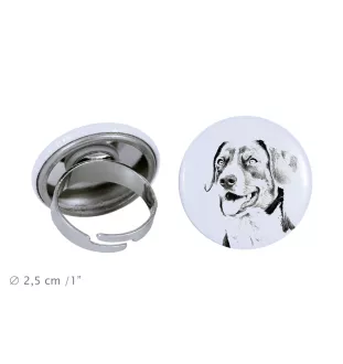 Bouvier Appenzellois, Bouvier de l'Appenzell - bijoux pour femmes avec l'image d'un chien, produit fait à la main, possibilité d'ajouter sa propre photo, marque Art-Dog
