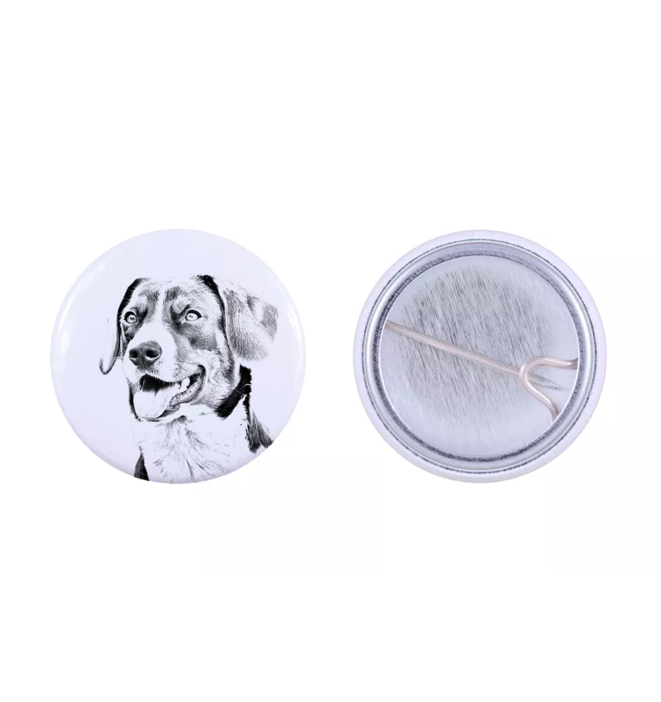 Appenzeller Sennenhund, Appenzellerhund - Anstecknadel mit Ihrem Hund, fügen Sie Ihr eigenes Foto hinzu, Marke Art-Dog