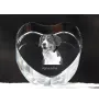 Appenzeller serce kryształowe z psem Art-Dog