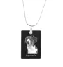 Bouvier Appenzellois, Bouvier de l'Appenzell - Pendentif en cristal avec chien, collier en argent avec photo, pendentif personnalisé par la marque Art-Dog